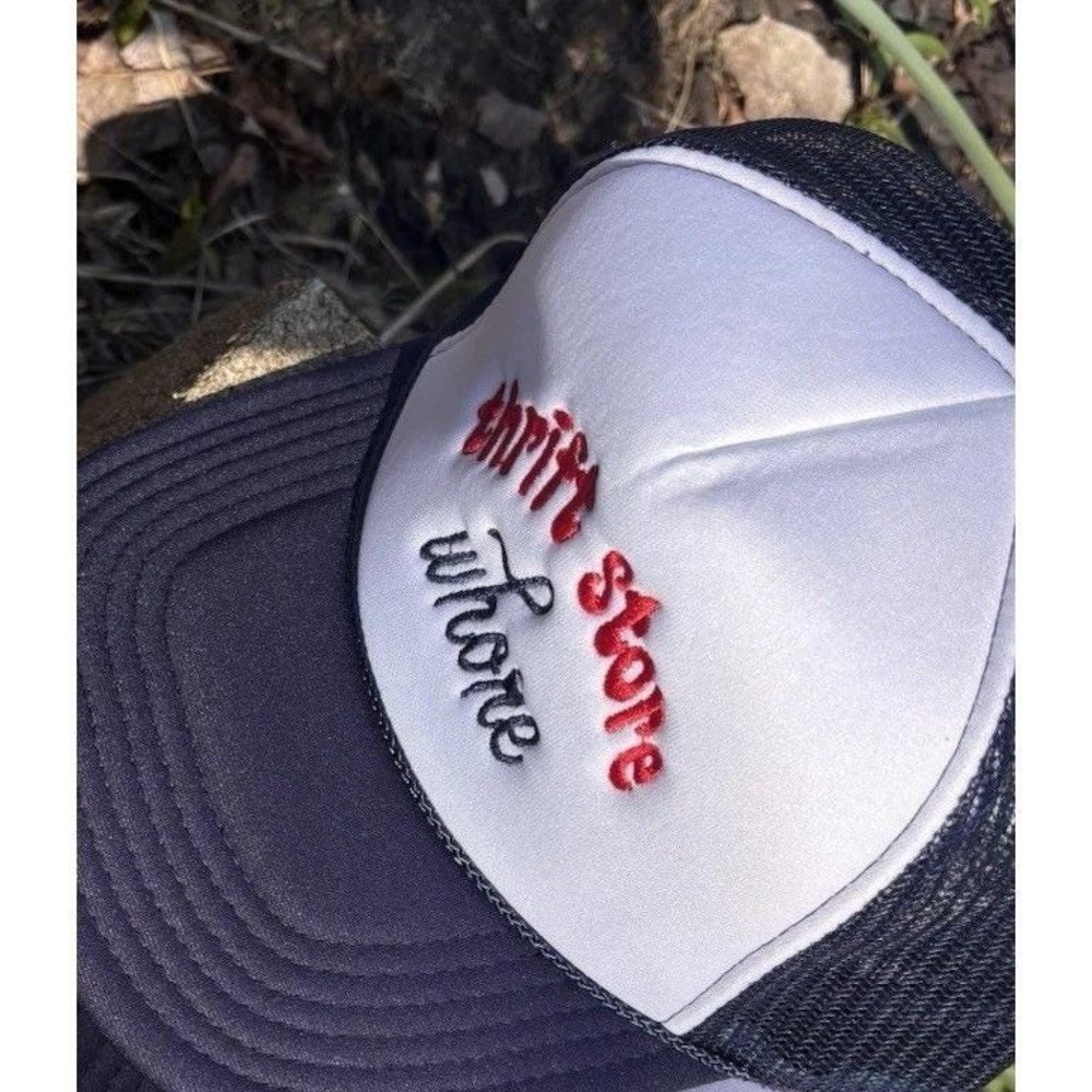 NEW  Thrift Store Who$e Hat Embroidery Gift Reseller Sourcing YouTuber Chic